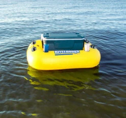 55" Inflatable Yellow And Black Swimming Pool Cooler Raft Float -Aqua Play Land Zone swim 17075st 1 63485.1682535014