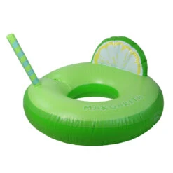 Inflatable Green Margarita Lime Wedge Swimming Pool Float, 41-Inch