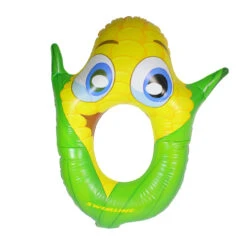 Inflatable Yellow And Green Corn On The Cob Swimming Pool Float, 44-Inch