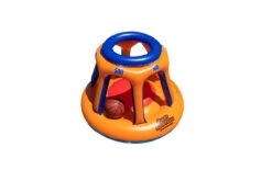 48" Orange And Blue Inflatable Giant Floating Shoot Ball Swimming Pool Game