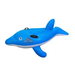 61" Inflatable Blue Ride-On Dolphin Children's Swimming Pool Float -Aqua Play Land Zone swim 90453 3 21398.1683238100