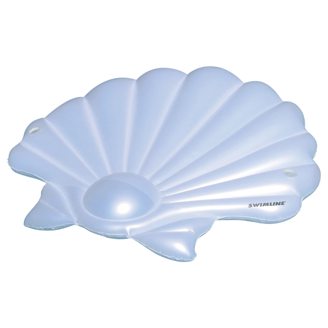 82'' White Seashell Island Swimming Pool Raft Lounger 1 82'' White Seashell Island Swimming Pool Raft Lounger
