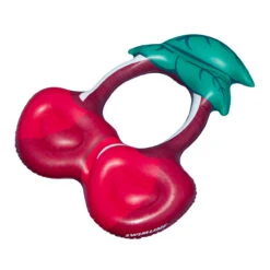 Inflatable Swimming Pool Red And Green Cherry Ring Lounger, 46-Inch