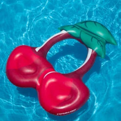Inflatable Swimming Pool Red And Green Cherry Ring Lounger, 46-Inch -Aqua Play Land Zone swim 9064820cherries20item20only 56230.1667580484