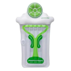 Inflatable Green And White Novelty Margarita Swimming Pool Floating Raft, 10-inch