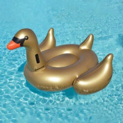 Inflatable Gold Giant Swan Swimming Pool Ride-On Float, 75-Inch 8 Inflatable Gold Giant Swan Swimming Pool Ride-On Float, 75-Inch -Aqua Play Land Zone swim 9070120golden20goose20itemonly20hires 92259.1685028765