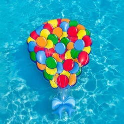 80" Balloon Party Island Inflatable Swimming Pool Lounge Float And Table Centerpiece -Aqua Play Land Zone swim 9093520balloon20party20island20item20only20highres 95042.1667517674