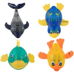 Set Of 4 Water ActivatedLight-Up Sea Animals Swimming Pool Dive Toys -Aqua Play Land Zone swim 91224 3 52695.1686950845