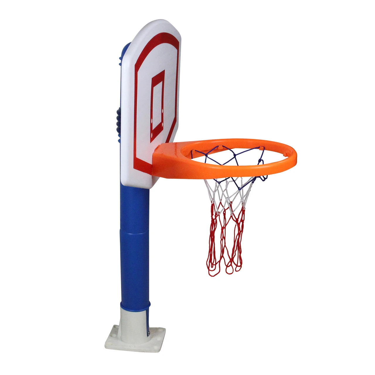 24" White And Blue Water Sports Jammin Basketball Poolside Above-Ground Swimming Pool Game 2 24" White And Blue Water Sports Jammin Basketball Poolside Above-Ground Swimming Pool Game - Image 2
