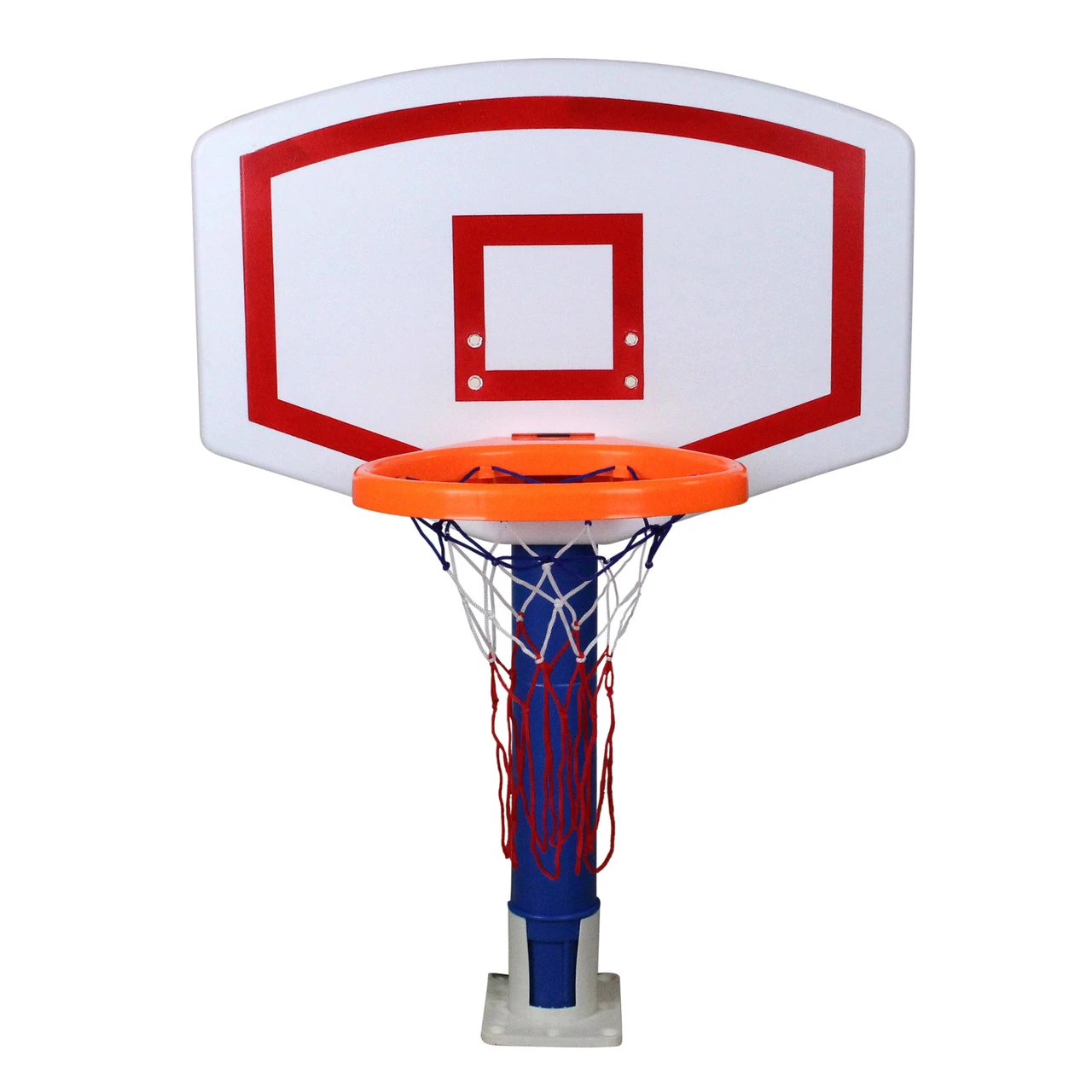 24" White And Blue Water Sports Jammin Basketball Poolside Above-Ground Swimming Pool Game 1 24" White And Blue Water Sports Jammin Basketball Poolside Above-Ground Swimming Pool Game