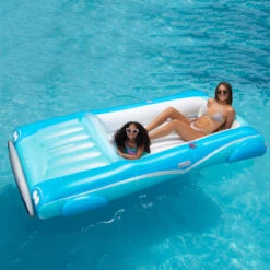105” Blue Classic Convertible Car Swimming Pool Lounger Float 6 105” Blue Classic Convertible Car Swimming Pool Lounger Float -Aqua Play Land Zone swimline 90136 3 64023.1667517555
