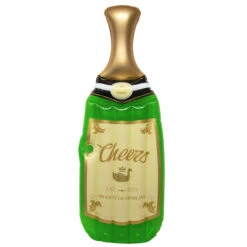 94" Green And Gold Champagne Swimming Pool Float