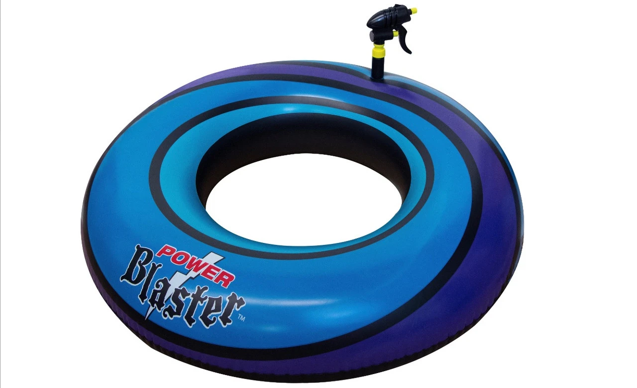 42" Blue And Purple Inflatable Power Blaster Swimming Pool Inner Tube 1 42" Blue And Purple Inflatable Power Blaster Swimming Pool Inner Tube