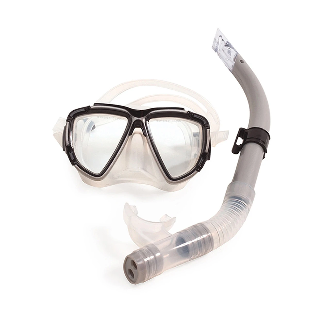 Gray And Black Kona Pro Scuba Mask And Snorkel Dive Set 1 Gray And Black Kona Pro Scuba Mask And Snorkel Dive Set