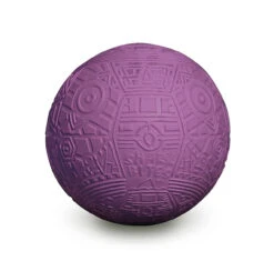 7" Purple Shark Bites Grip Balls Geometric Pattern Swimming Pool Toy