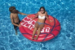 60" Inflatable Red, Black And White Basketball Island "Nothing But Wet" Pool Float -Aqua Play Land Zone u9ev2xrohkkuvnrbcyorr8jv5kjhvu43 33934.1667640398