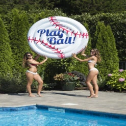 Inflatable Swimming Pool Lounging Cool Sport Giant Baseball Island Ages 4 And Up 60" -Aqua Play Land Zone vnq16ssopojtkdyatr1hniltd1eqrljj 11748.1667594801
