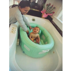 4-in-1 Room To Grow Portable Green Inflatable Baby Bathinet -Aqua Play Land Zone wbc98raumsskxmdxpboma3dhmx6muvld 36498.1667511178