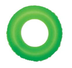 Inflatable Neon Lime Green Swimming Pool Inner Tube, 35-Inch