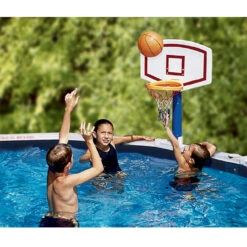 24" White And Blue Water Sports Jammin Basketball Poolside Above-Ground Swimming Pool Game 5 24" White And Blue Water Sports Jammin Basketball Poolside Above-Ground Swimming Pool Game -Aqua Play Land Zone wwpu23xebzndhjphg2puhusw7joxwjxf 59094.1667641267