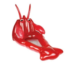 Inflatable Scarlet Red Lobster Children's Swimming Pool Lounger, 47-Inch