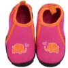 Pink And Orange Children's Water-Resistant Swim Shoes - Size 5-6