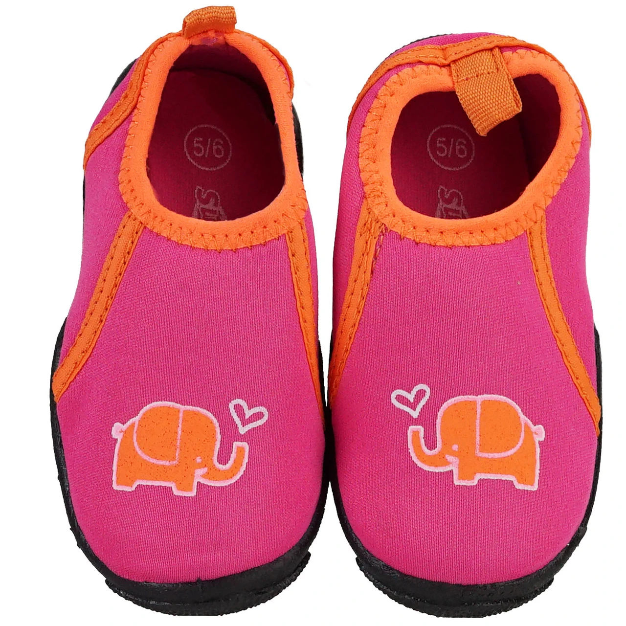 Pink And Orange Children's Water-Resistant Swim Shoes - Size 5-6 1 Pink And Orange Children's Water-Resistant Swim Shoes - Size 5-6